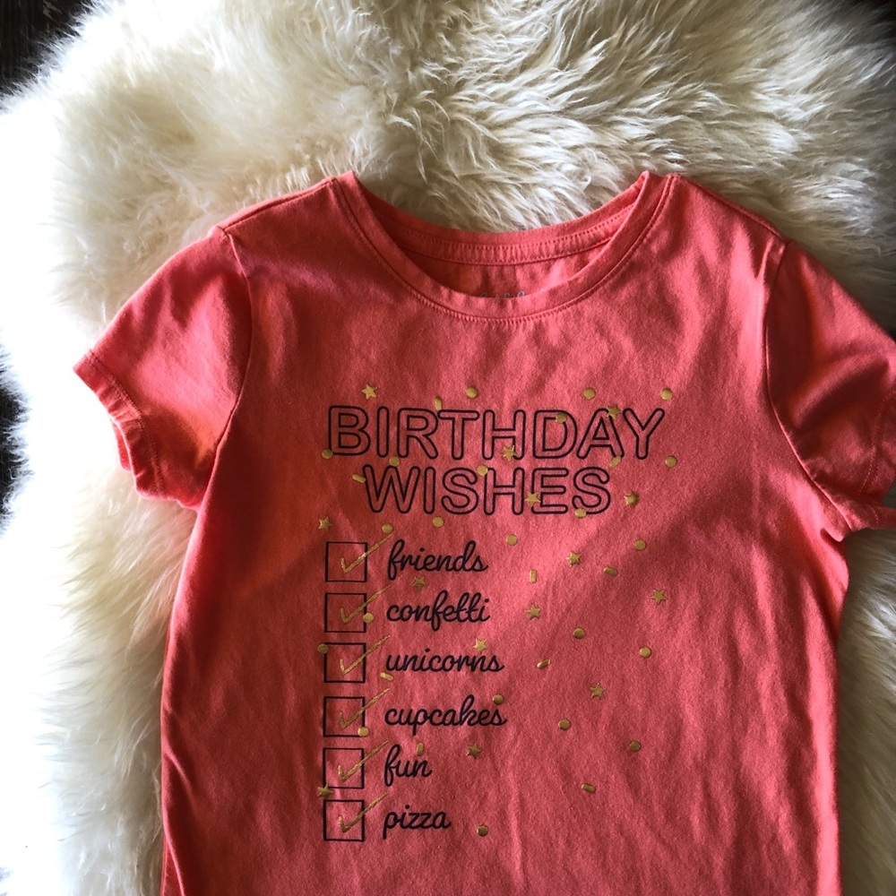 3/$15 Birthday girl shirt. 7/8